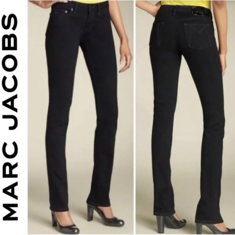 Marc by Marc Jacobs Chrissie 003 skinny leg black jeans